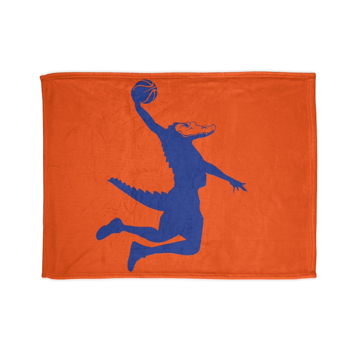 ChompMan Basketball (V5 / Orange) Soft Polyester Blanket
