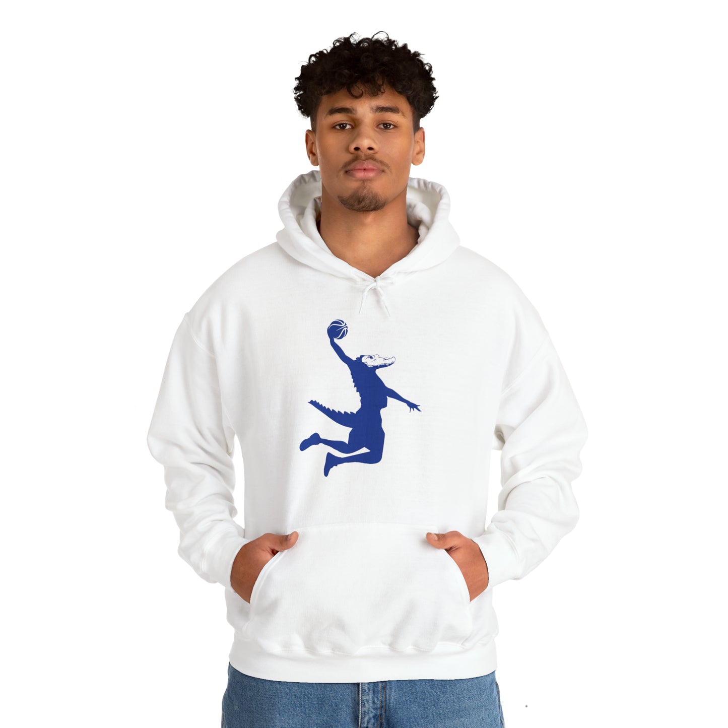 Unisex Heavy Blend™ Hooded Sweatshirt ChompMan (Blue)