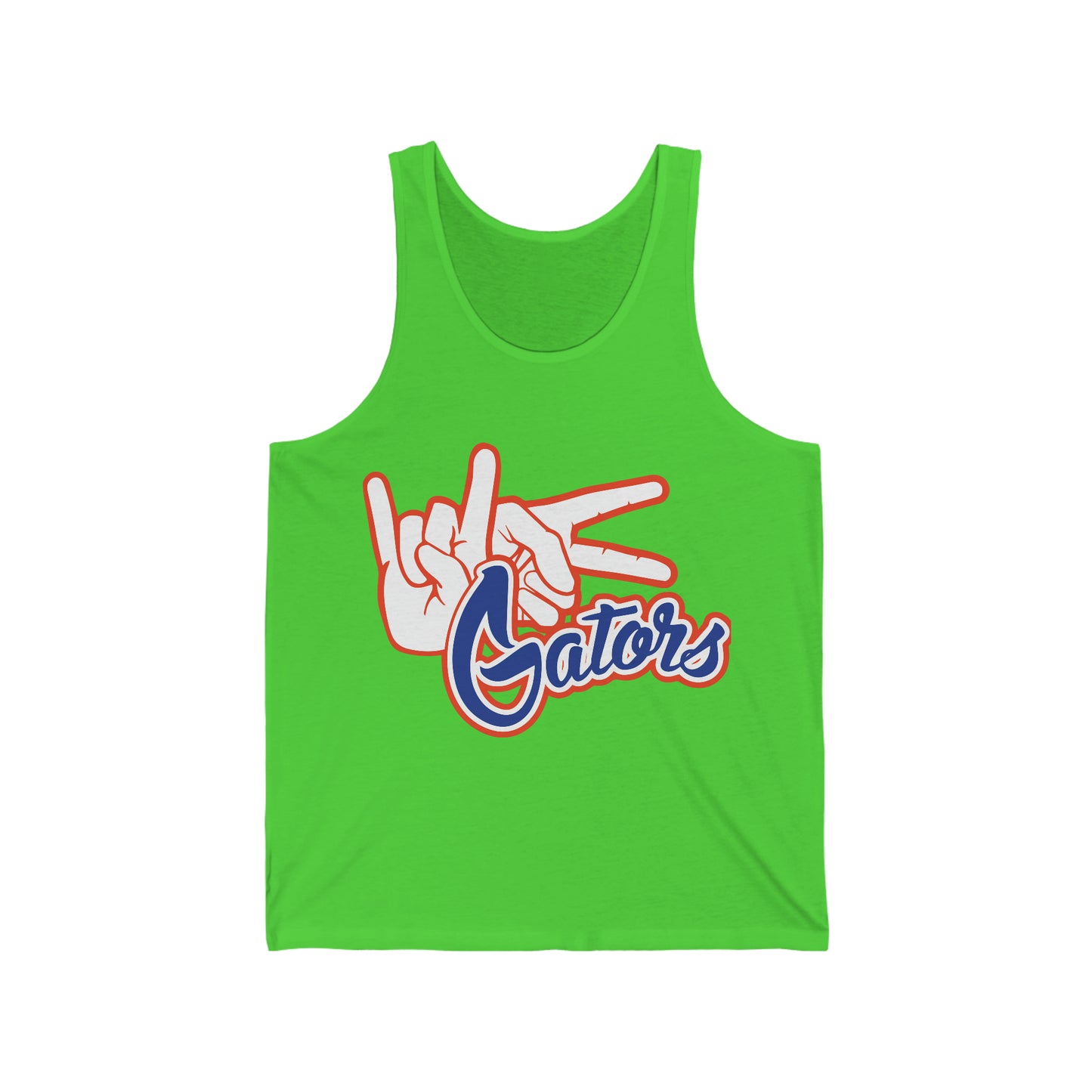 Unisex Jersey Tank UF (Rock On) Gators Hands_V4