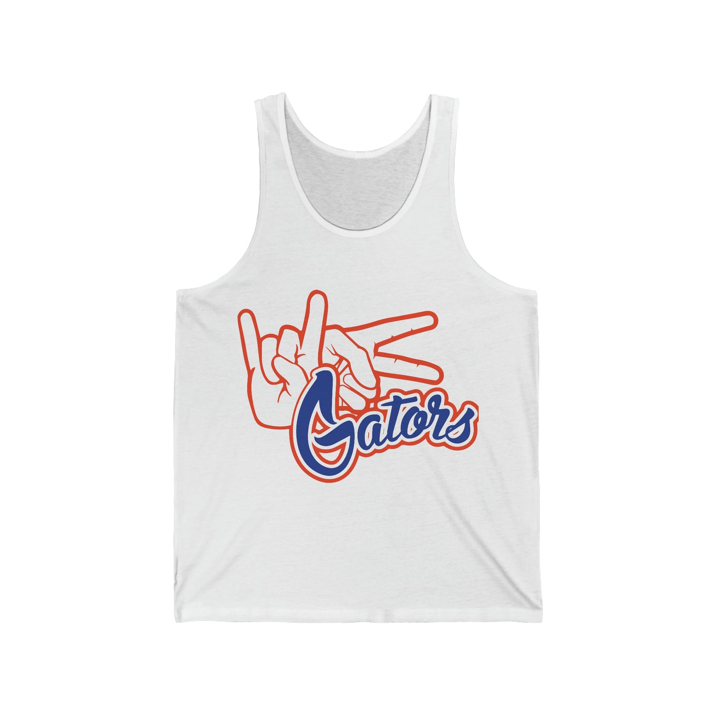 Unisex Jersey Tank UF (Rock On) Gators Hands_V4