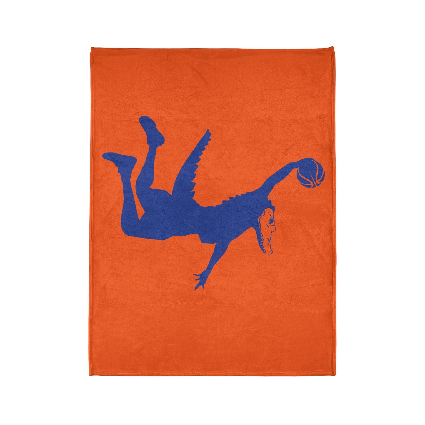 ChompMan Basketball (V5 / Orange) Soft Polyester Blanket