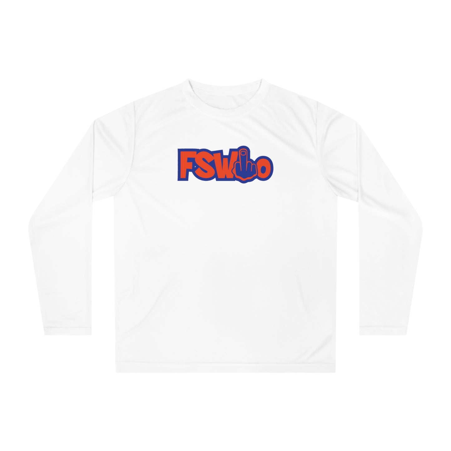 Unisex Performance Long Sleeve Shirt FSWho w/ Blue Finger