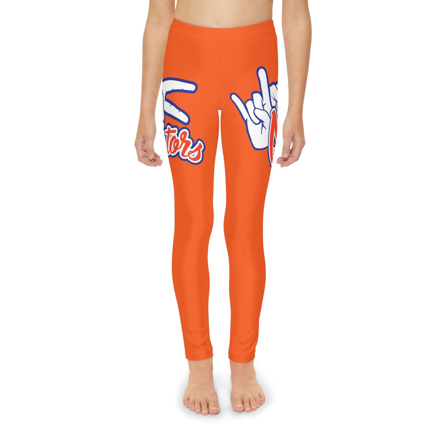 UF Gators (V3) Youth Full-Length Leggings (AOP)