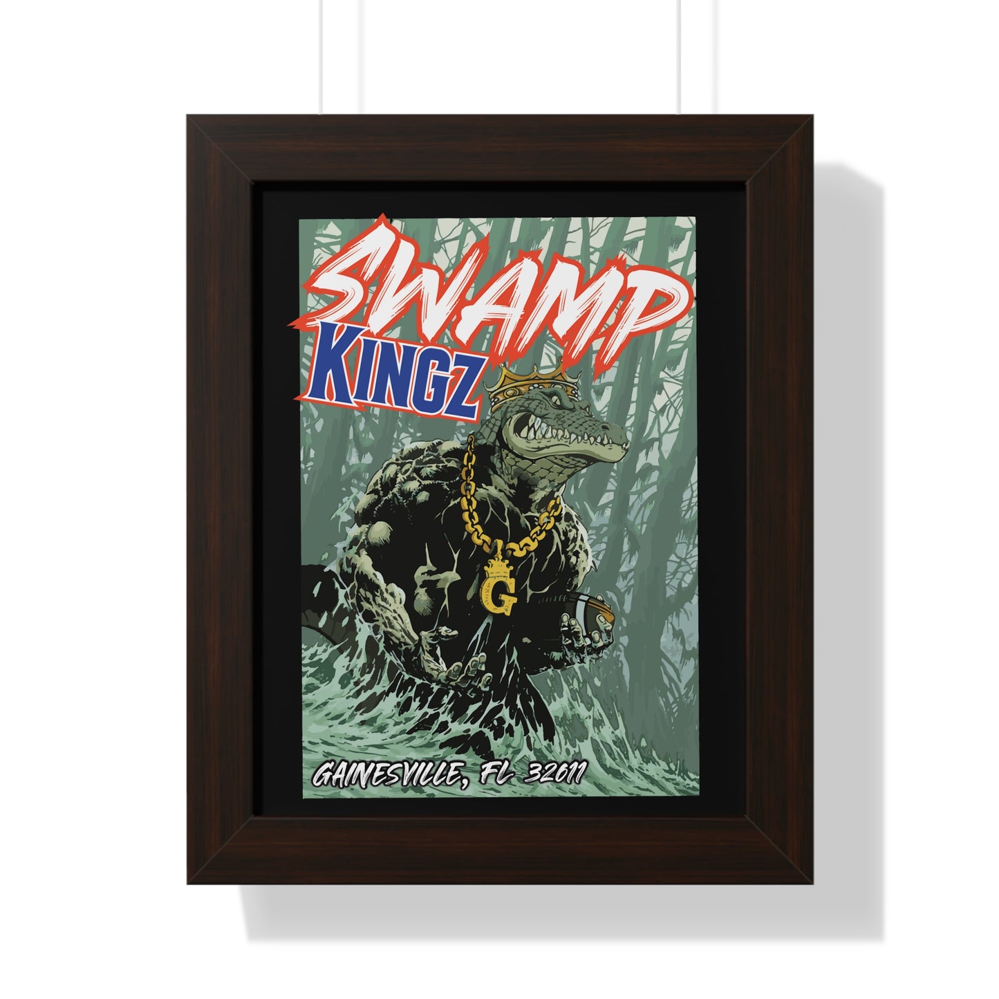 Swamp Kingz (V2) (11x14) Framed Vertical Poster