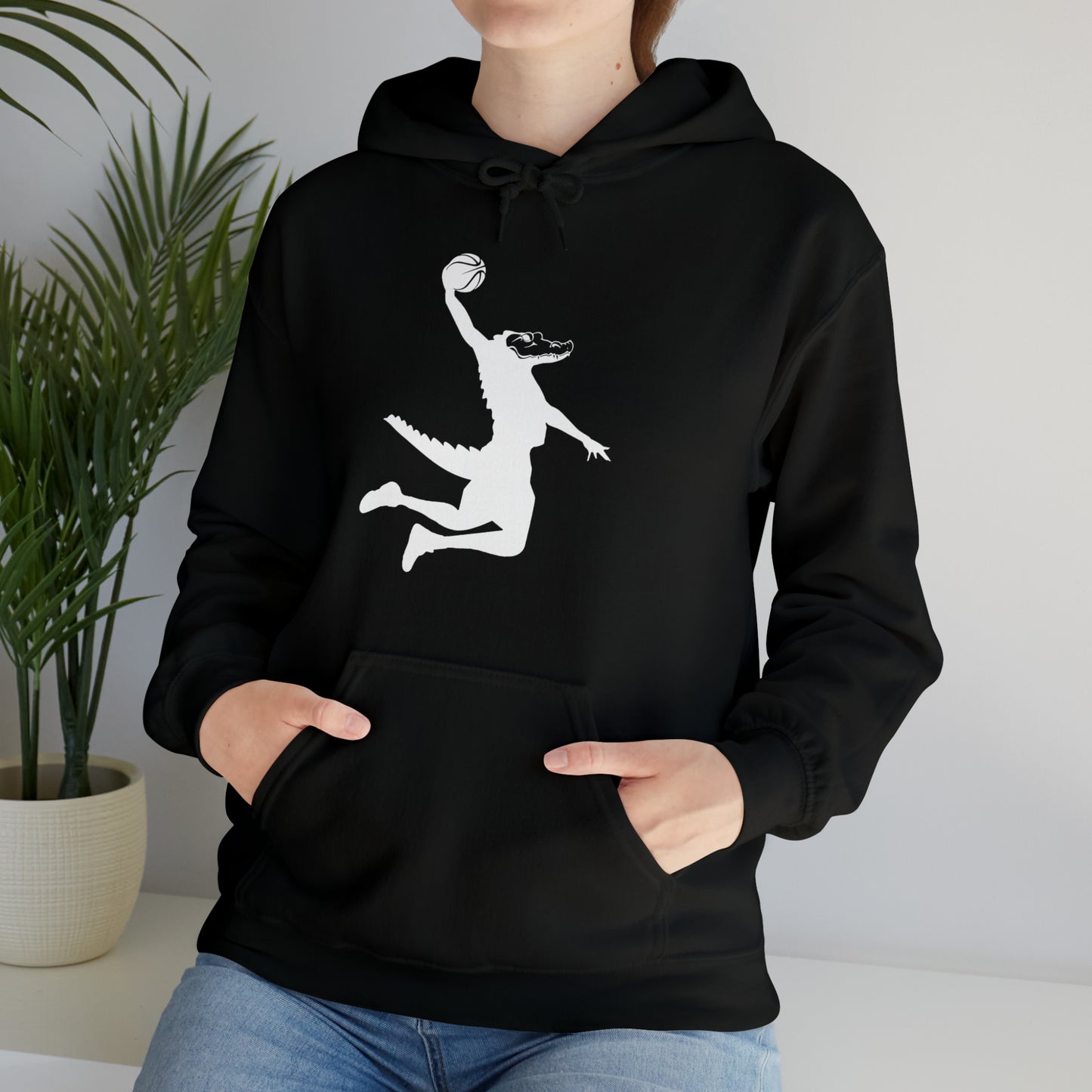 Unisex Heavy Blend™ Hooded Sweatshirt ChompMan (White)