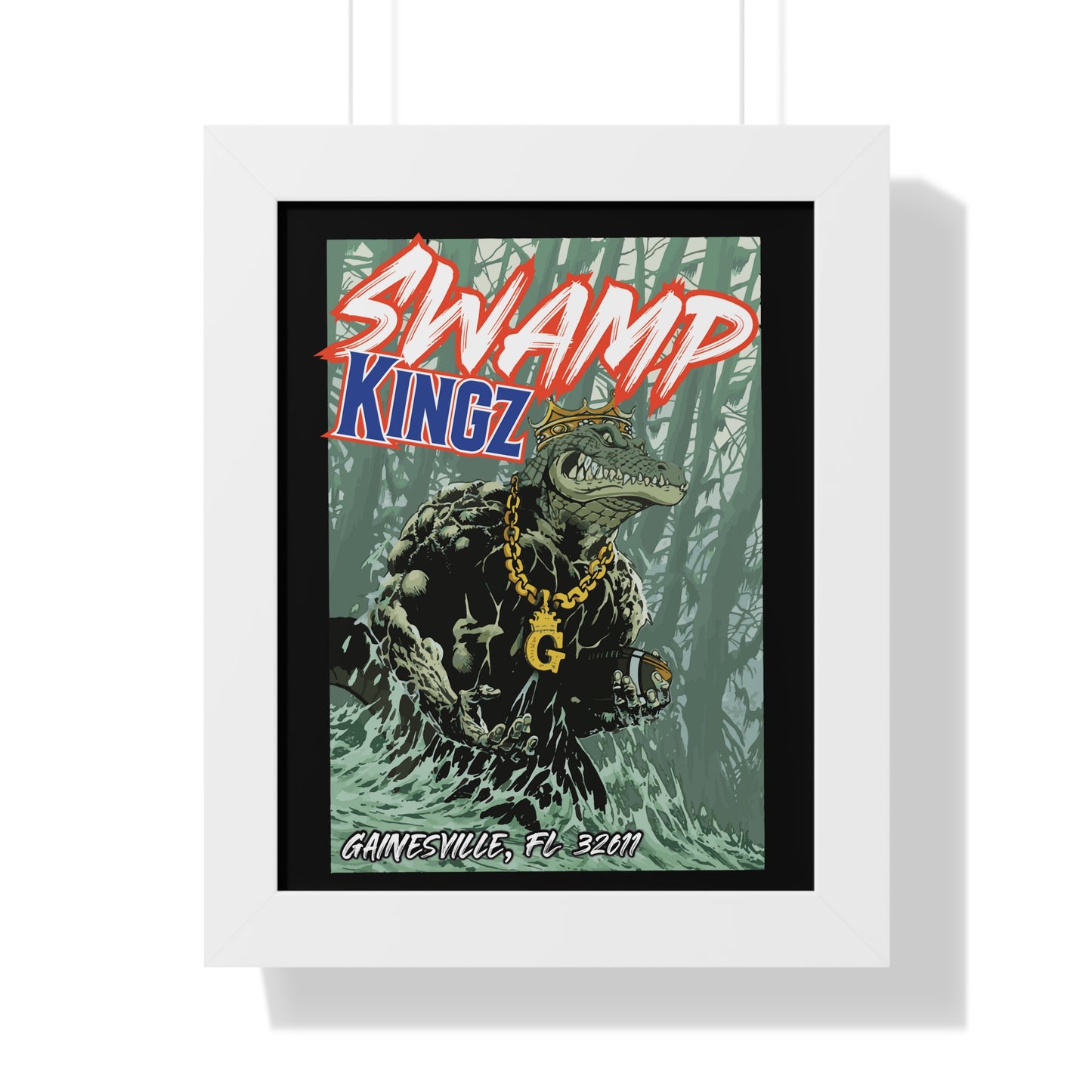 Swamp Kingz (V2) (11x14) Framed Vertical Poster