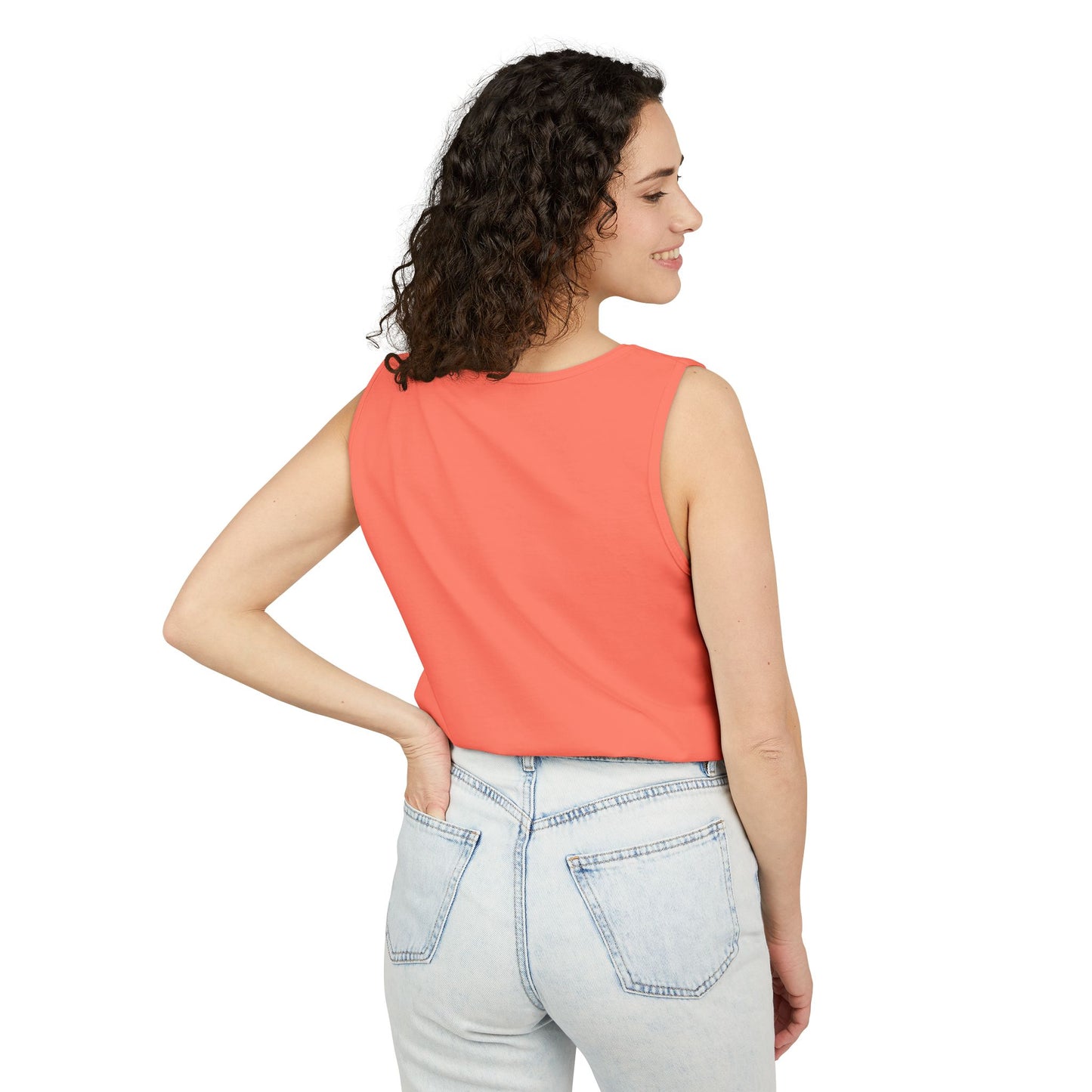 Phins Up (V2) Unisex Garment-Dyed Tank Top