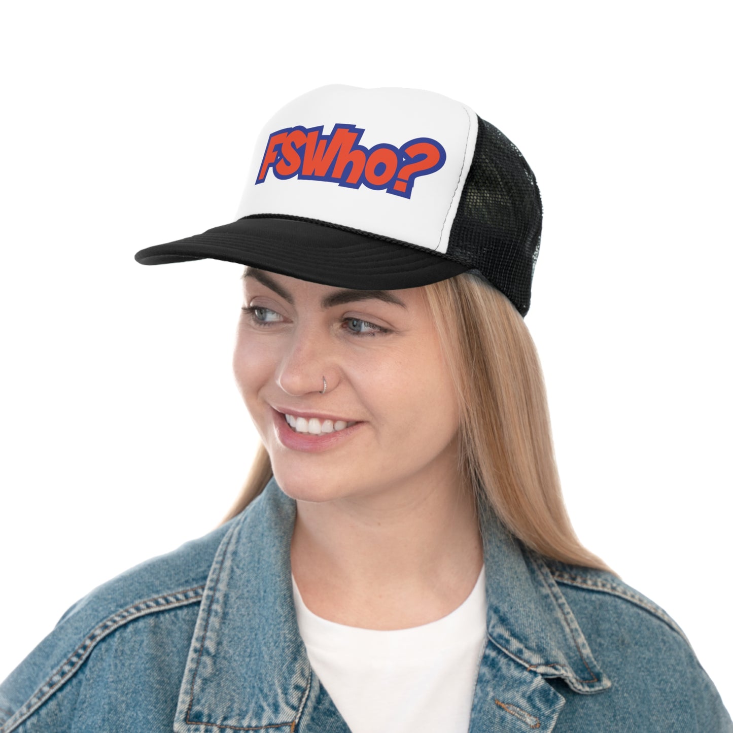 Trucker Caps FSWho w/? Orange Lettering