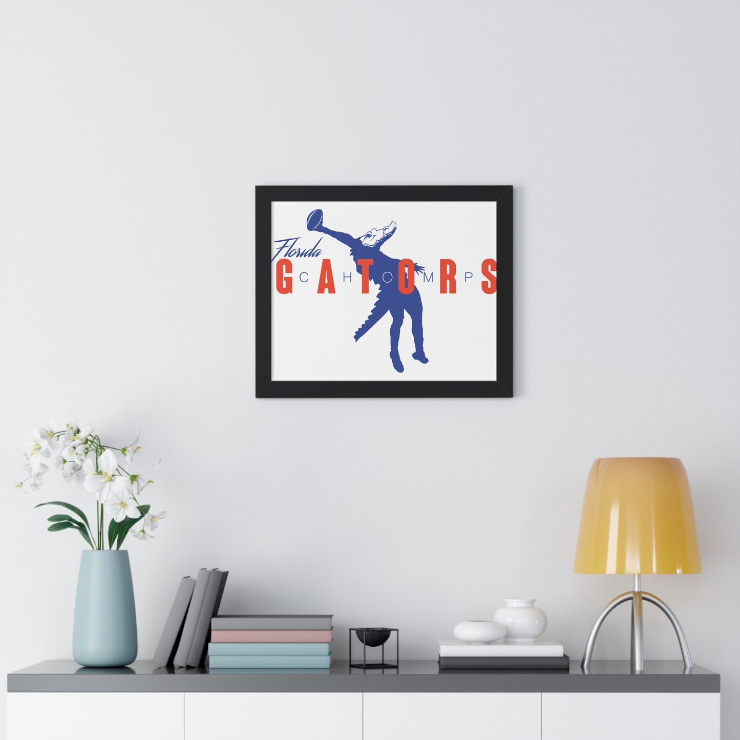 ChompMan Football (V1) Framed Horizontal Poster