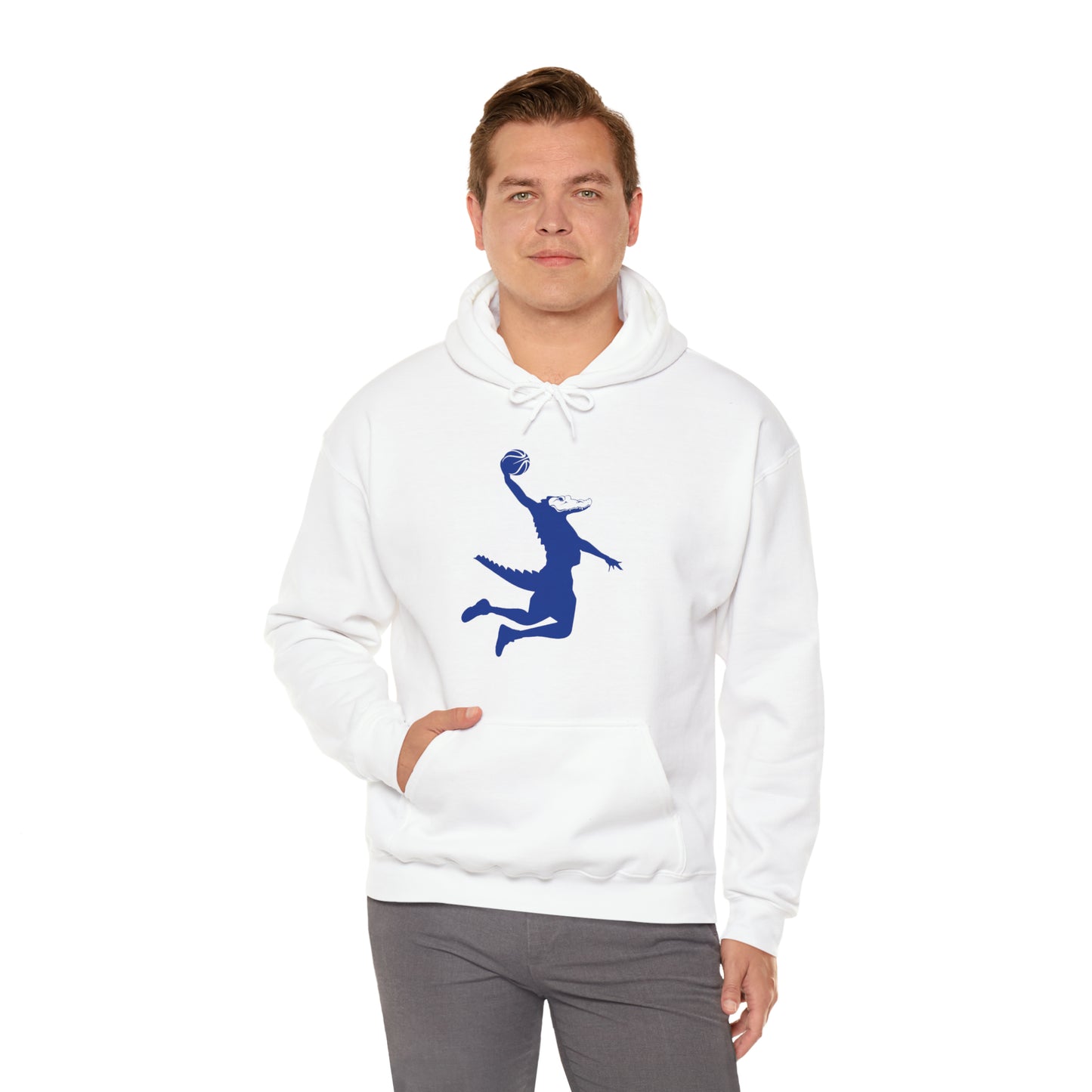 Unisex Heavy Blend™ Hooded Sweatshirt ChompMan (Blue)