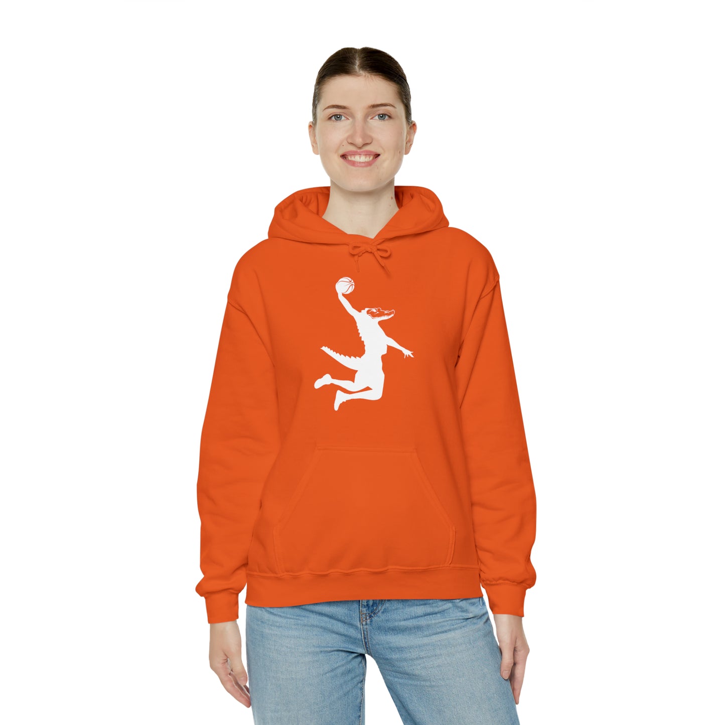 Unisex Heavy Blend™ Hooded Sweatshirt ChompMan (White)