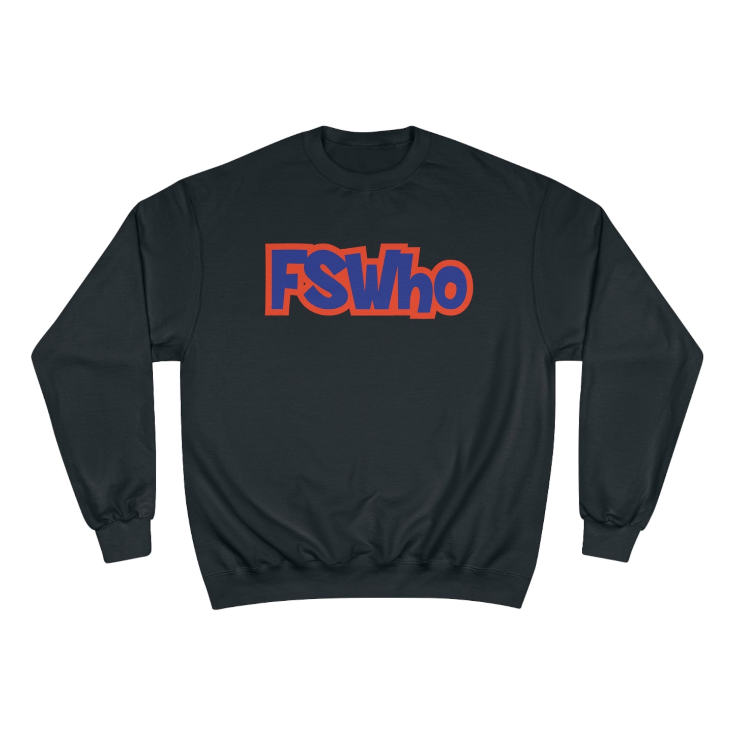 Champion Sweatshirt FSWho Blue Lettering
