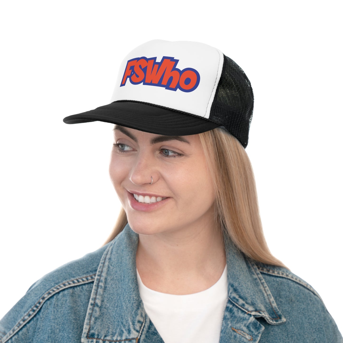 Trucker Caps FSWho Orange Lettering