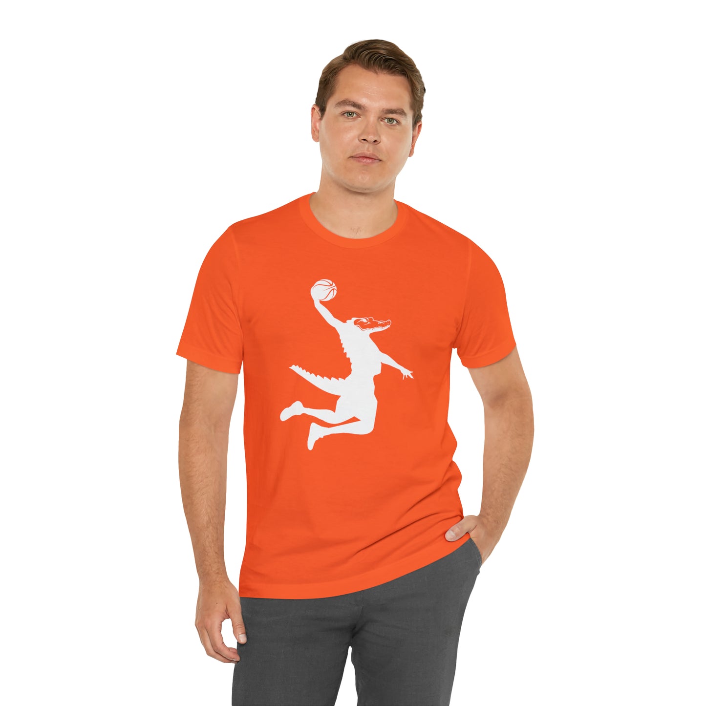 Unisex Jersey Short Sleeve Tee ChompMan (White)