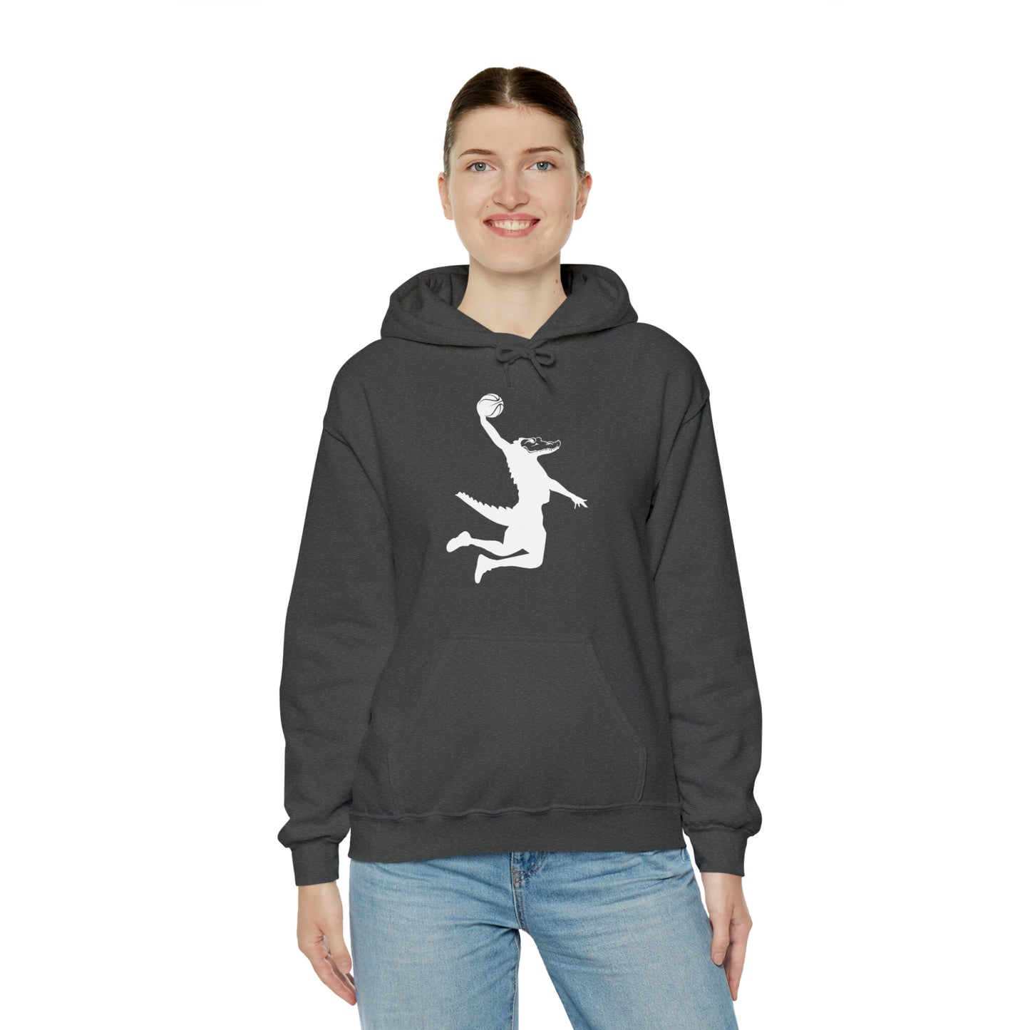 Unisex Heavy Blend™ Hooded Sweatshirt ChompMan (White)