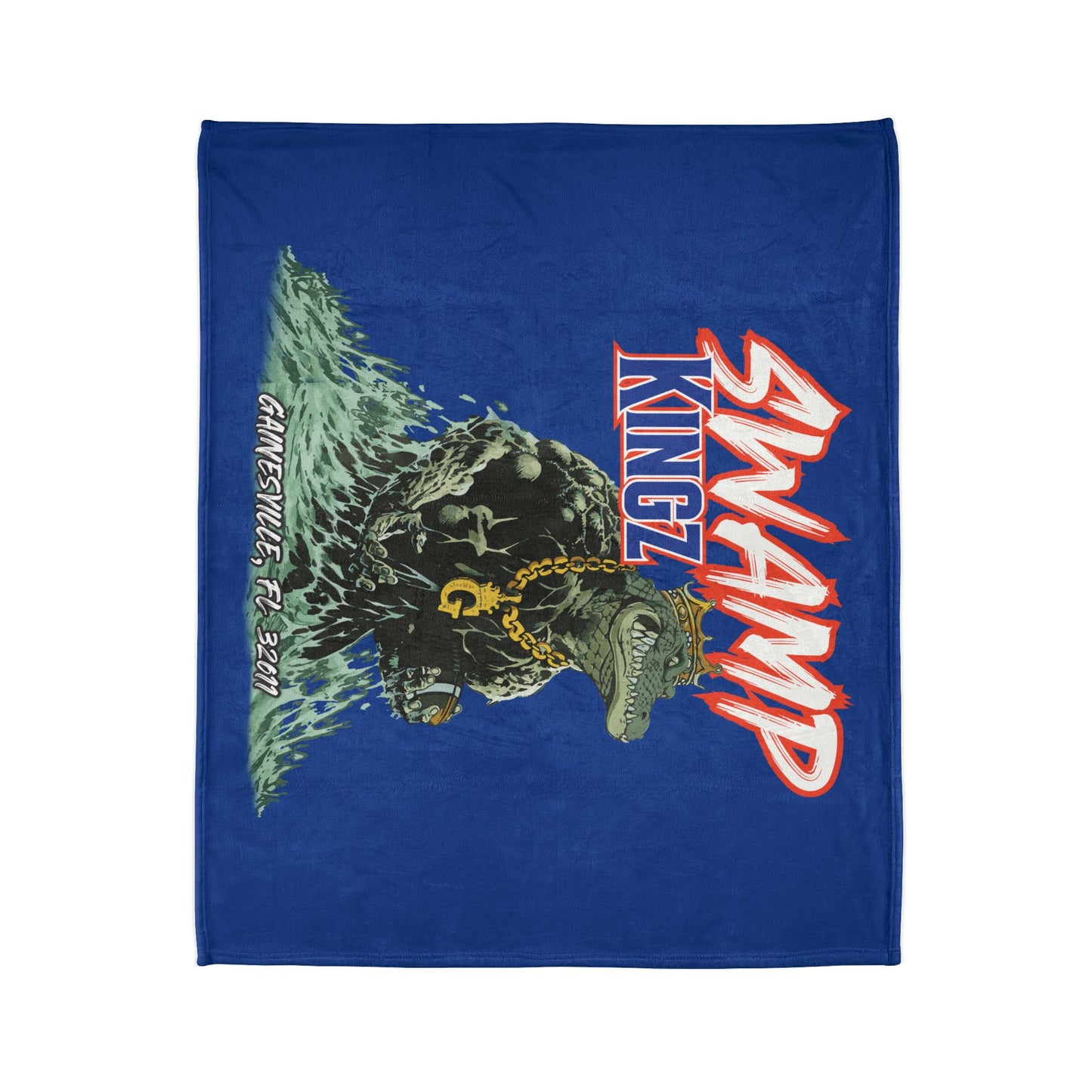 Swamp Kingz (V1) Soft Polyester Blanket
