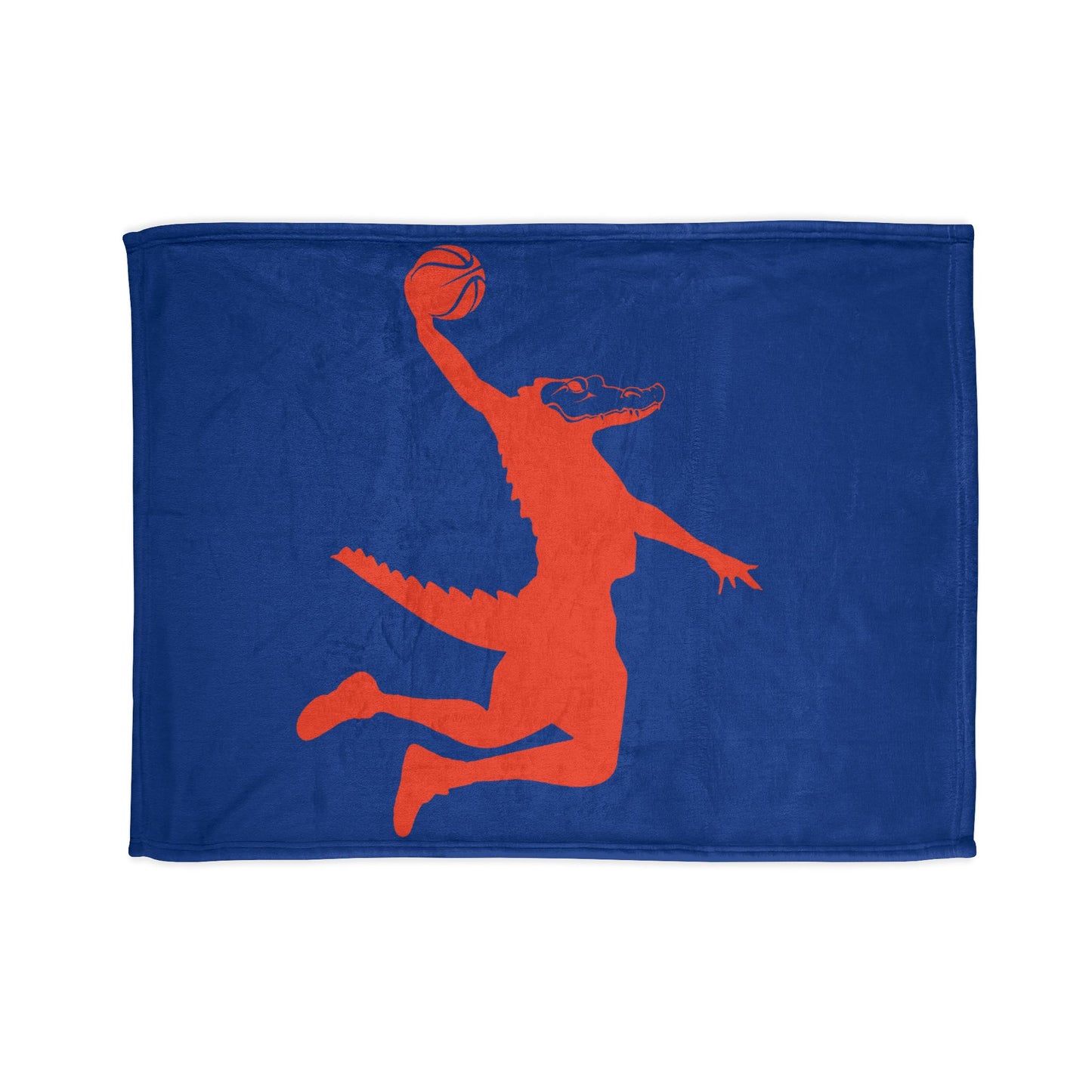 ChompMan Basketball (V6 / Blue) Soft Polyester Blanket