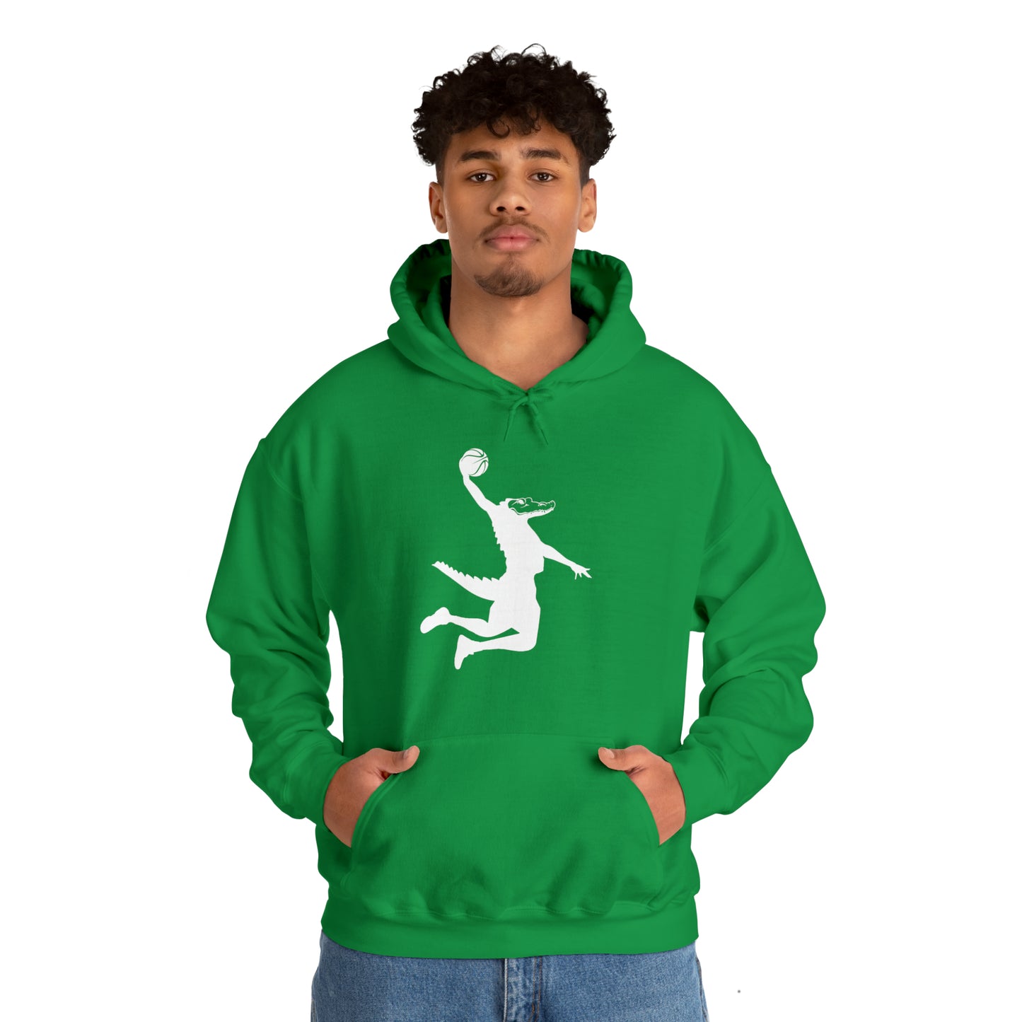 Unisex Heavy Blend™ Hooded Sweatshirt ChompMan (White)