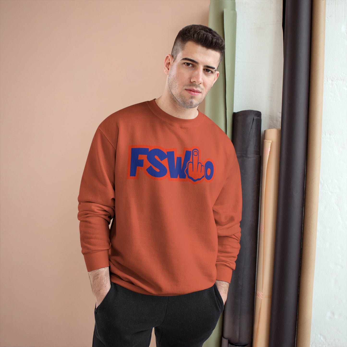 Champion Sweatshirt FSWho w/ Orange Finger