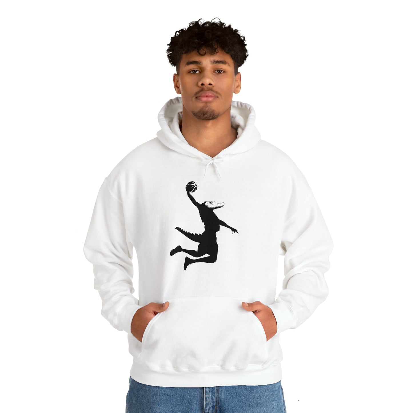 Unisex Heavy Blend™ Hooded Sweatshirt ChompMan (Black)