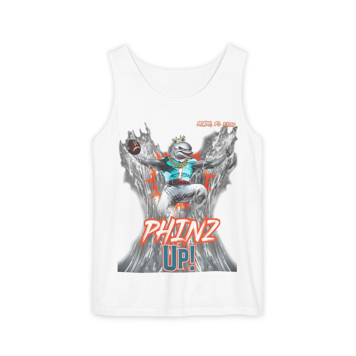Phinz Up (V3) Unisex Garment-Dyed Tank Top