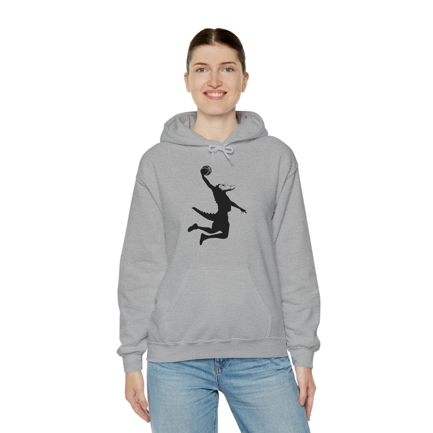 Unisex Heavy Blend™ Hooded Sweatshirt ChompMan (Black)