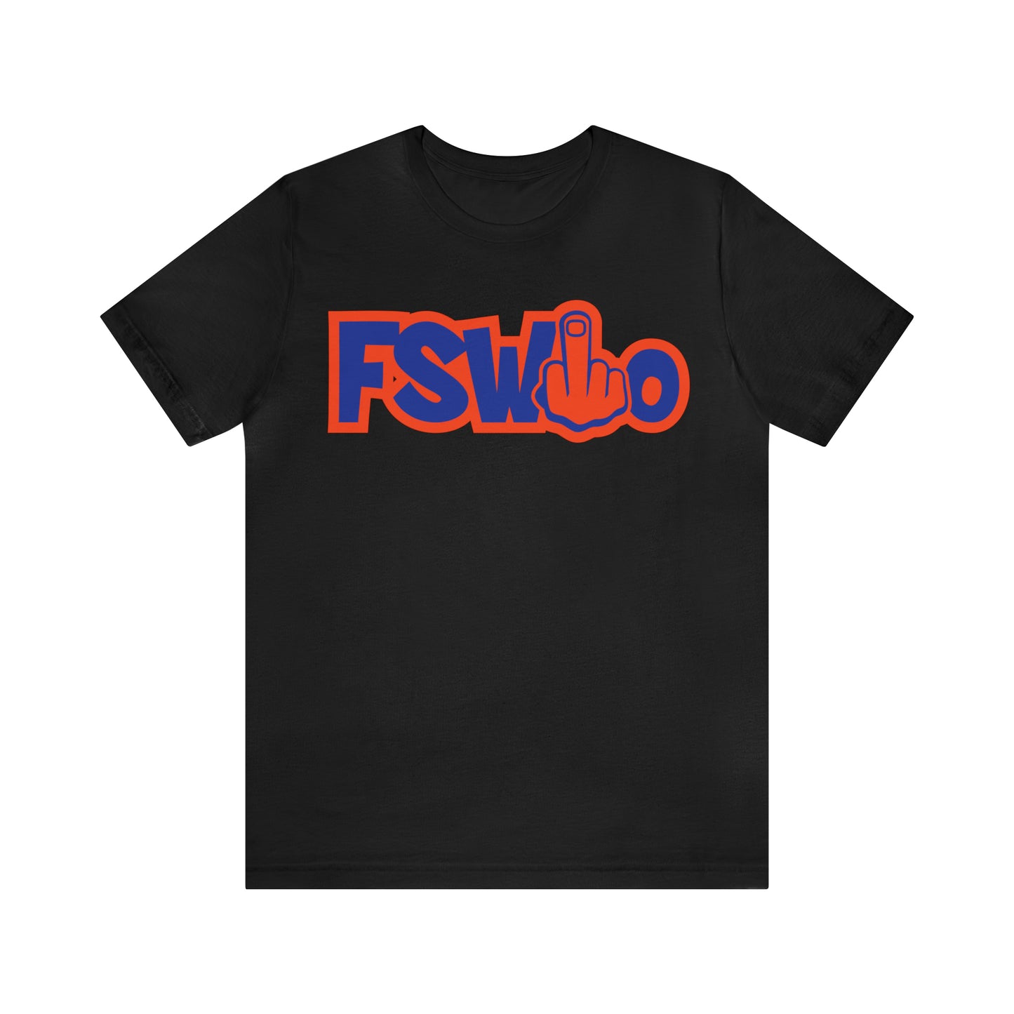 Unisex Jersey Short Sleeve Tee FSWho w/ Orange Finger