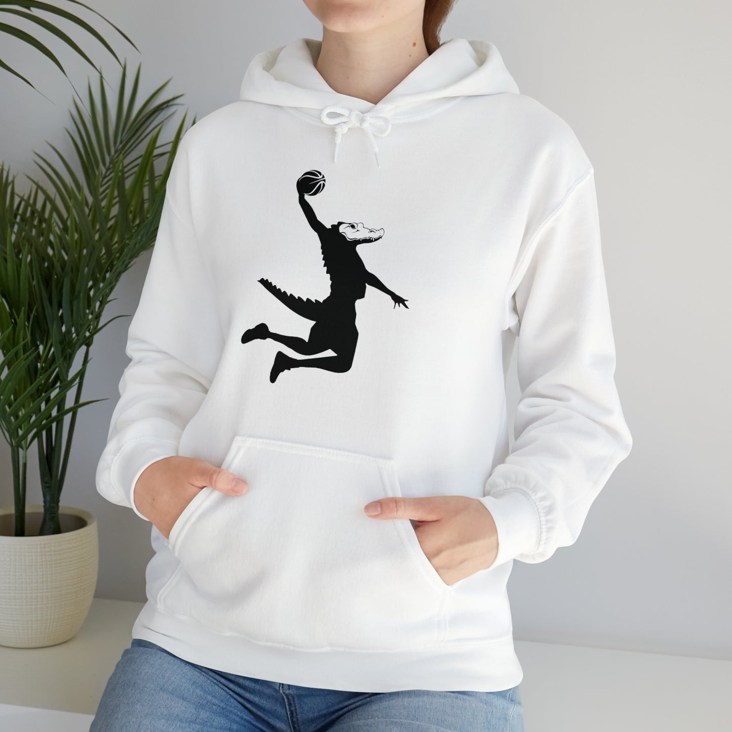 Unisex Heavy Blend™ Hooded Sweatshirt ChompMan (Black)