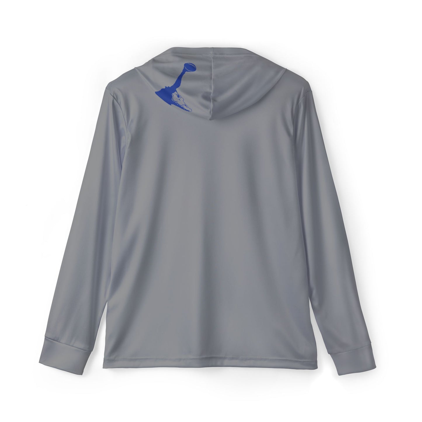 ChompMan Football (V1 / Grey) Men's Sports Warmup Hoodie (AOP)