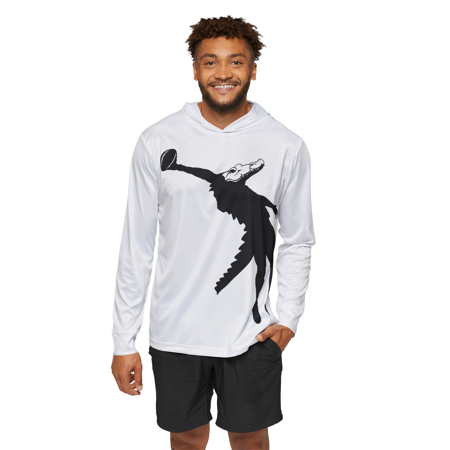ChompMan Football (V8) Men's Sports Warmup Hoodie (AOP)