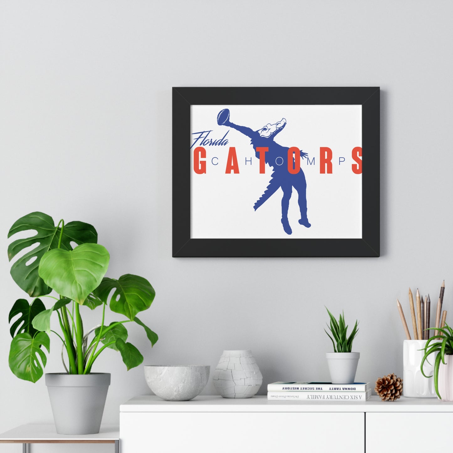 ChompMan Football (V1) Framed Horizontal Poster