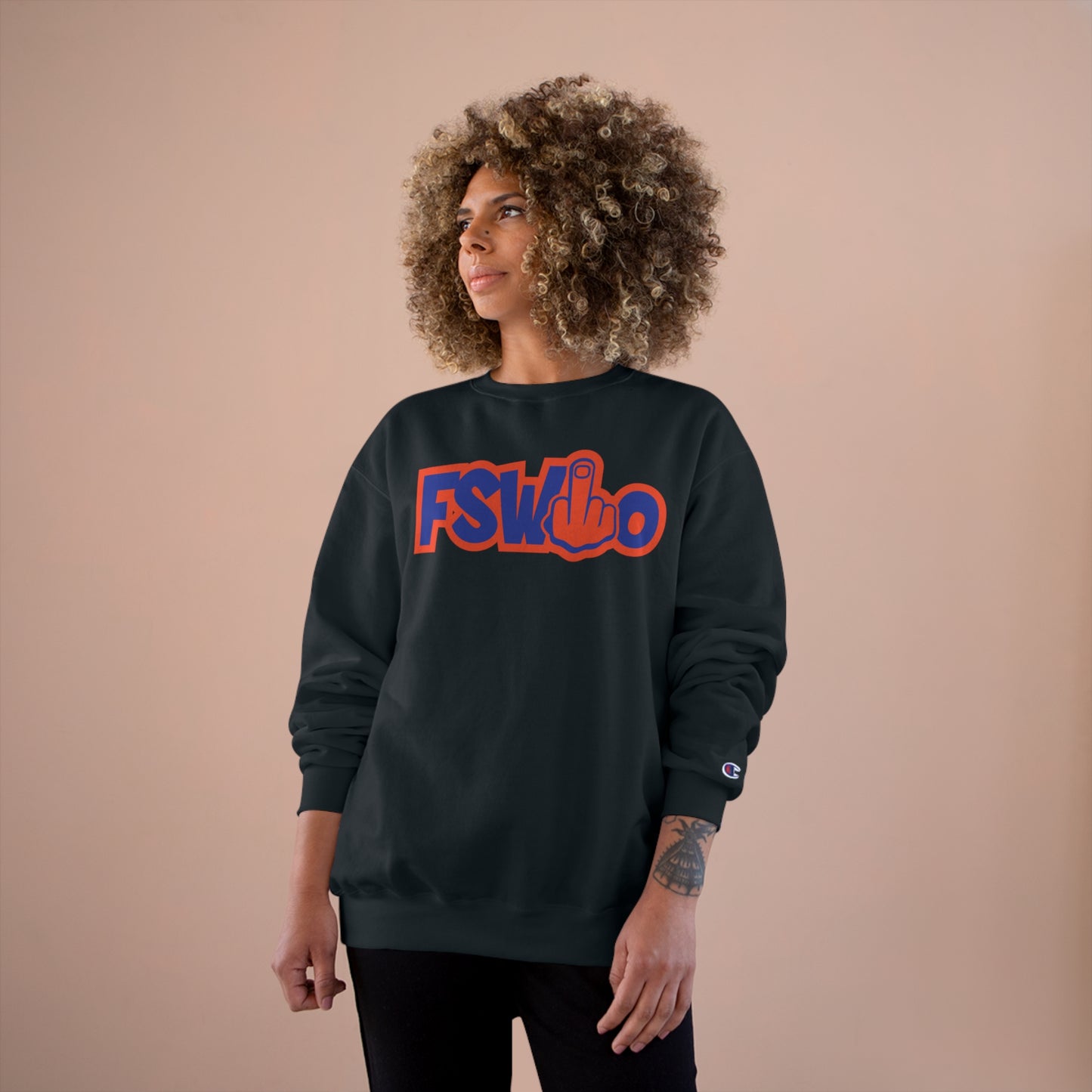 Champion Sweatshirt FSWho w/ Orange Finger
