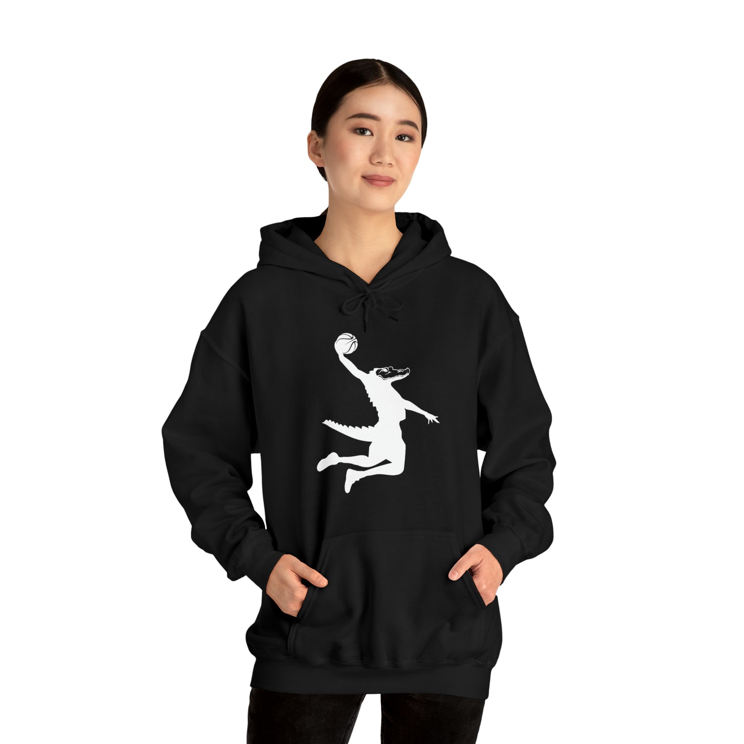 Unisex Heavy Blend™ Hooded Sweatshirt ChompMan (White)