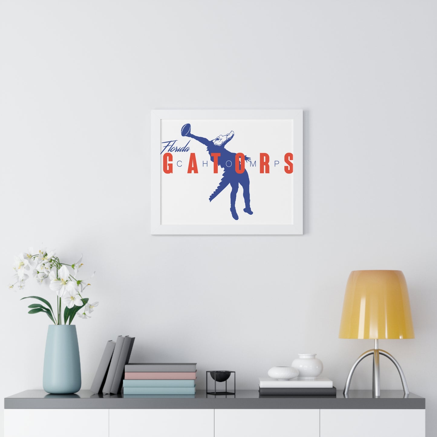 ChompMan Football (V1) Framed Horizontal Poster