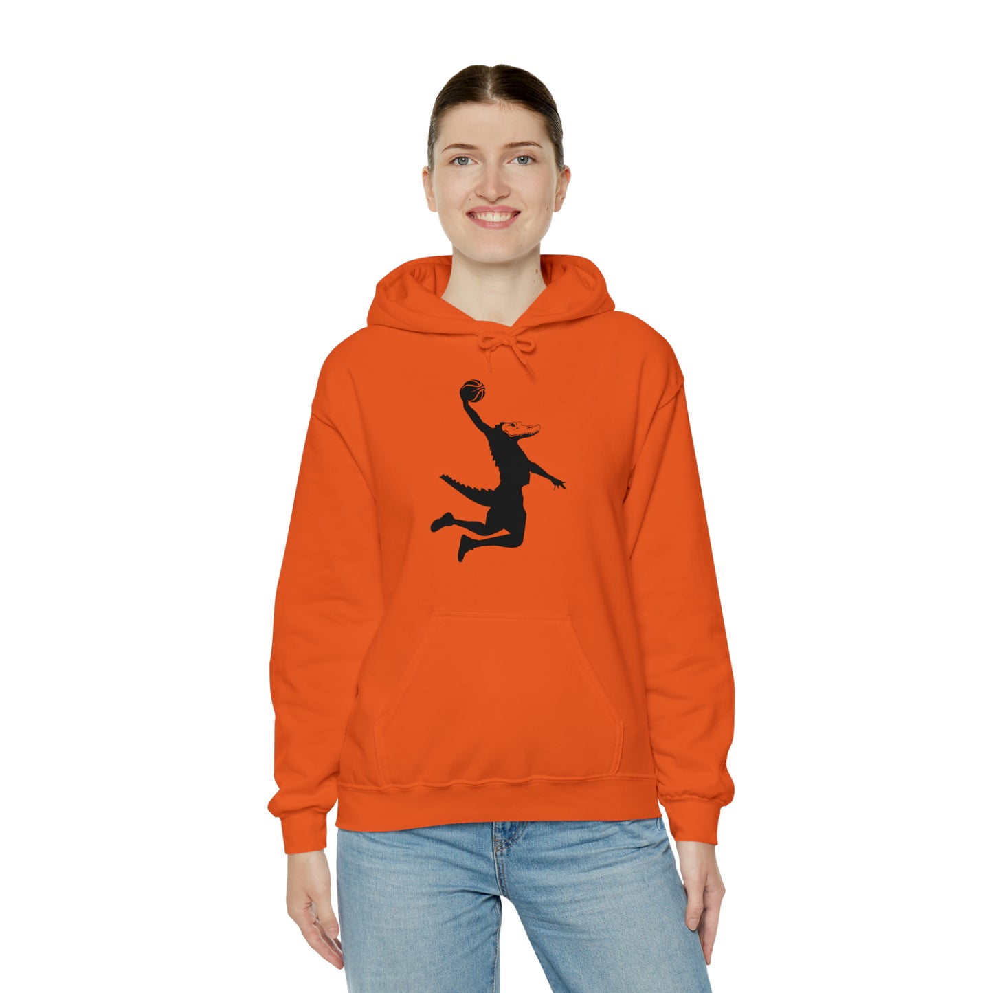 Unisex Heavy Blend™ Hooded Sweatshirt ChompMan (Black)