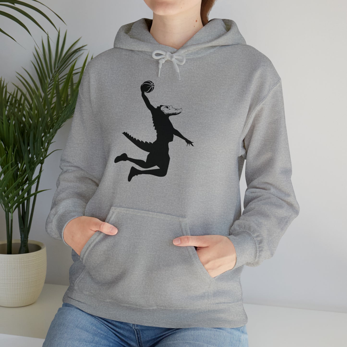 Unisex Heavy Blend™ Hooded Sweatshirt ChompMan (Black)