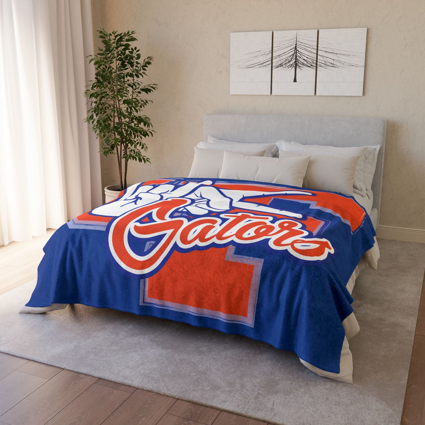 UF Gators (V1) Soft Polyester Blanket