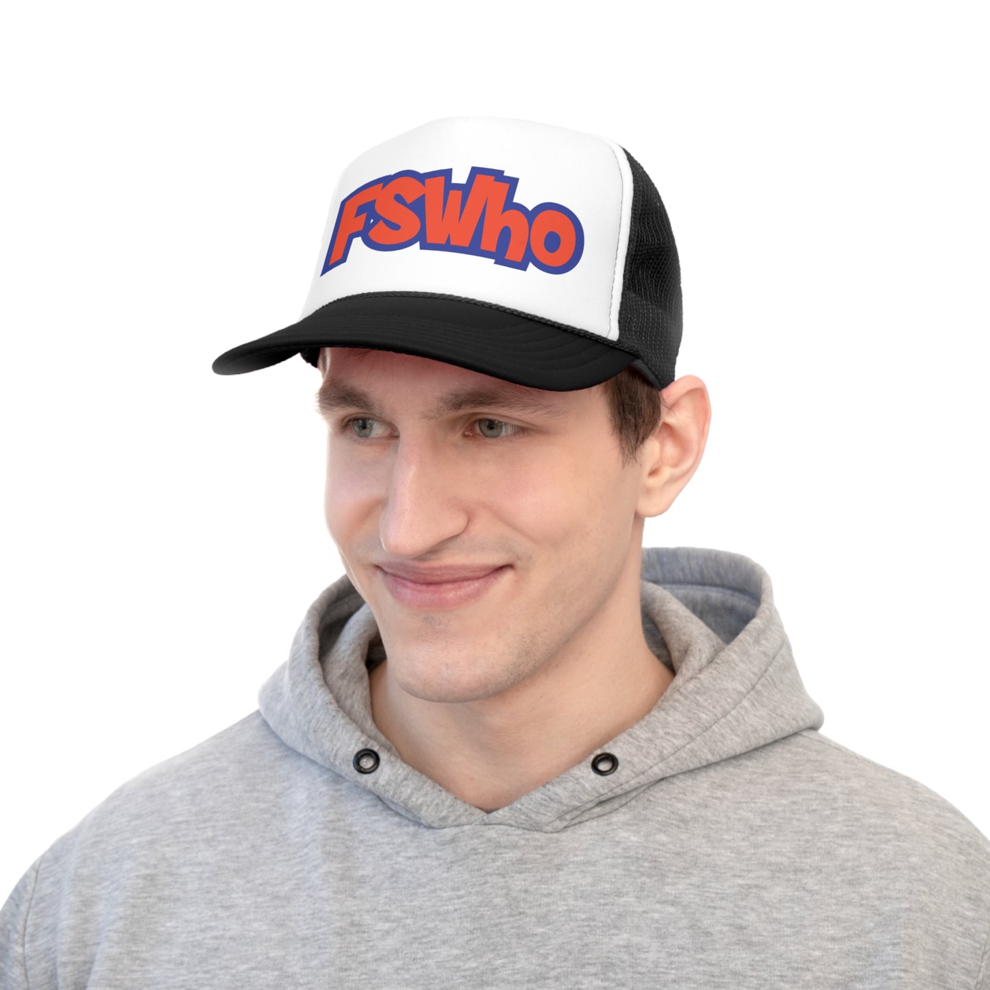 Trucker Caps FSWho Orange Lettering