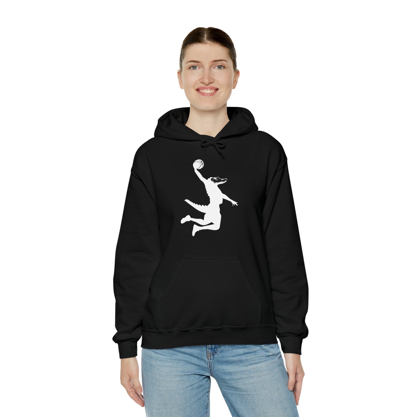 Unisex Heavy Blend™ Hooded Sweatshirt ChompMan (White)
