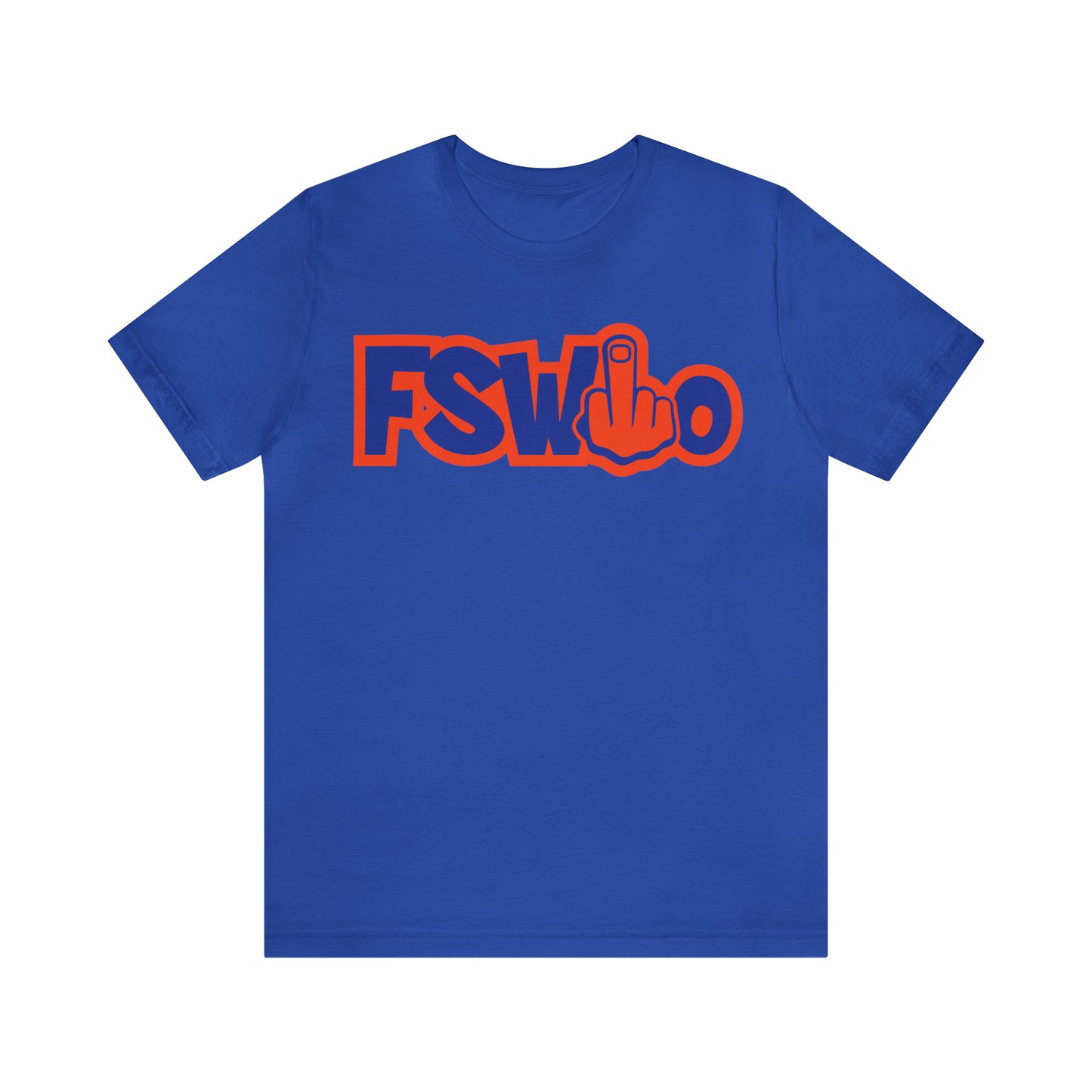 Unisex Jersey Short Sleeve Tee FSWho w/ Orange Finger