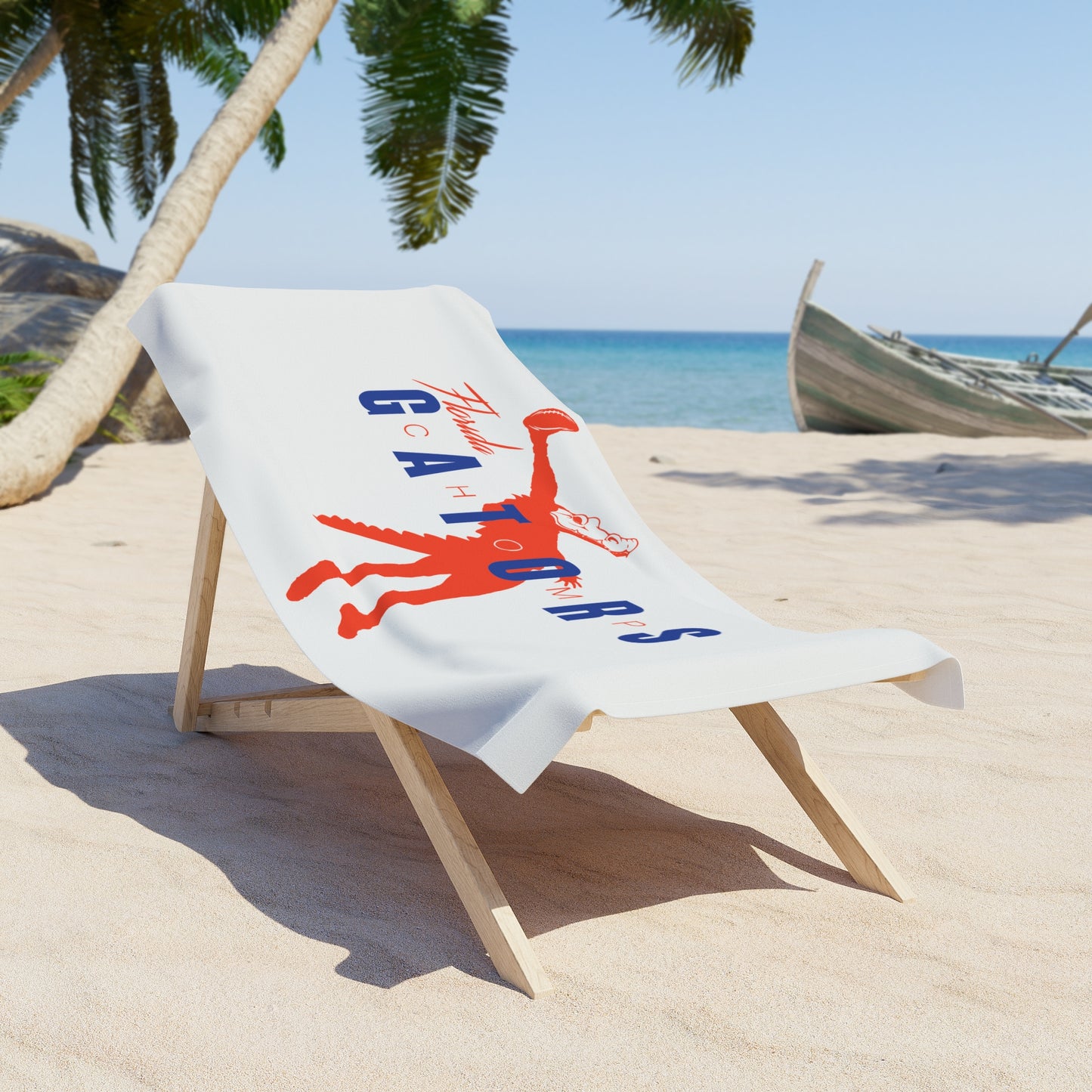ChompMan Football (V2) Beach Towel
