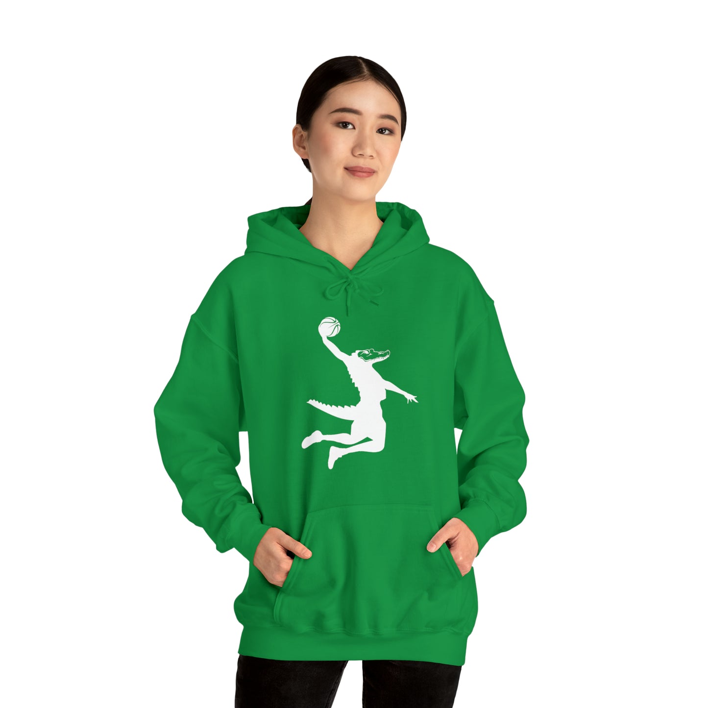 Unisex Heavy Blend™ Hooded Sweatshirt ChompMan (White)