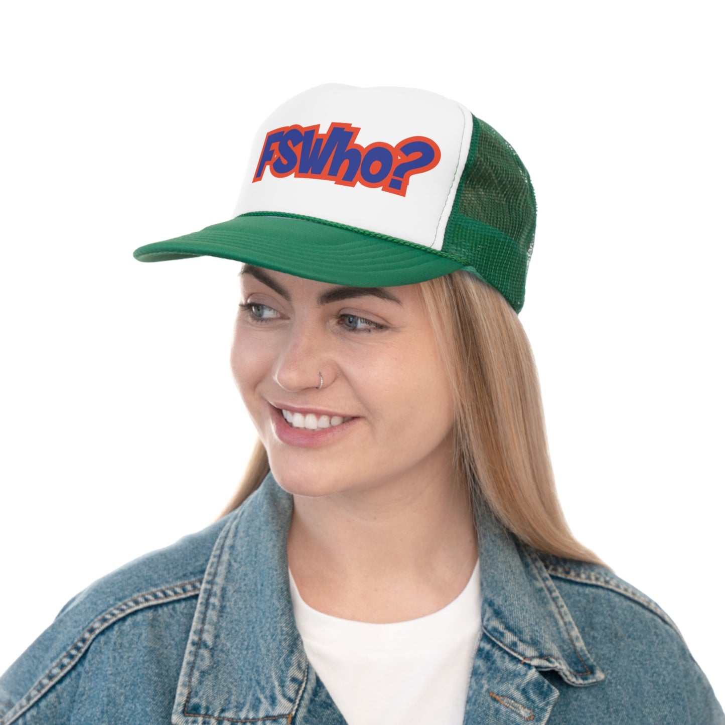 Trucker Caps FSWho w/? Blue Lettering