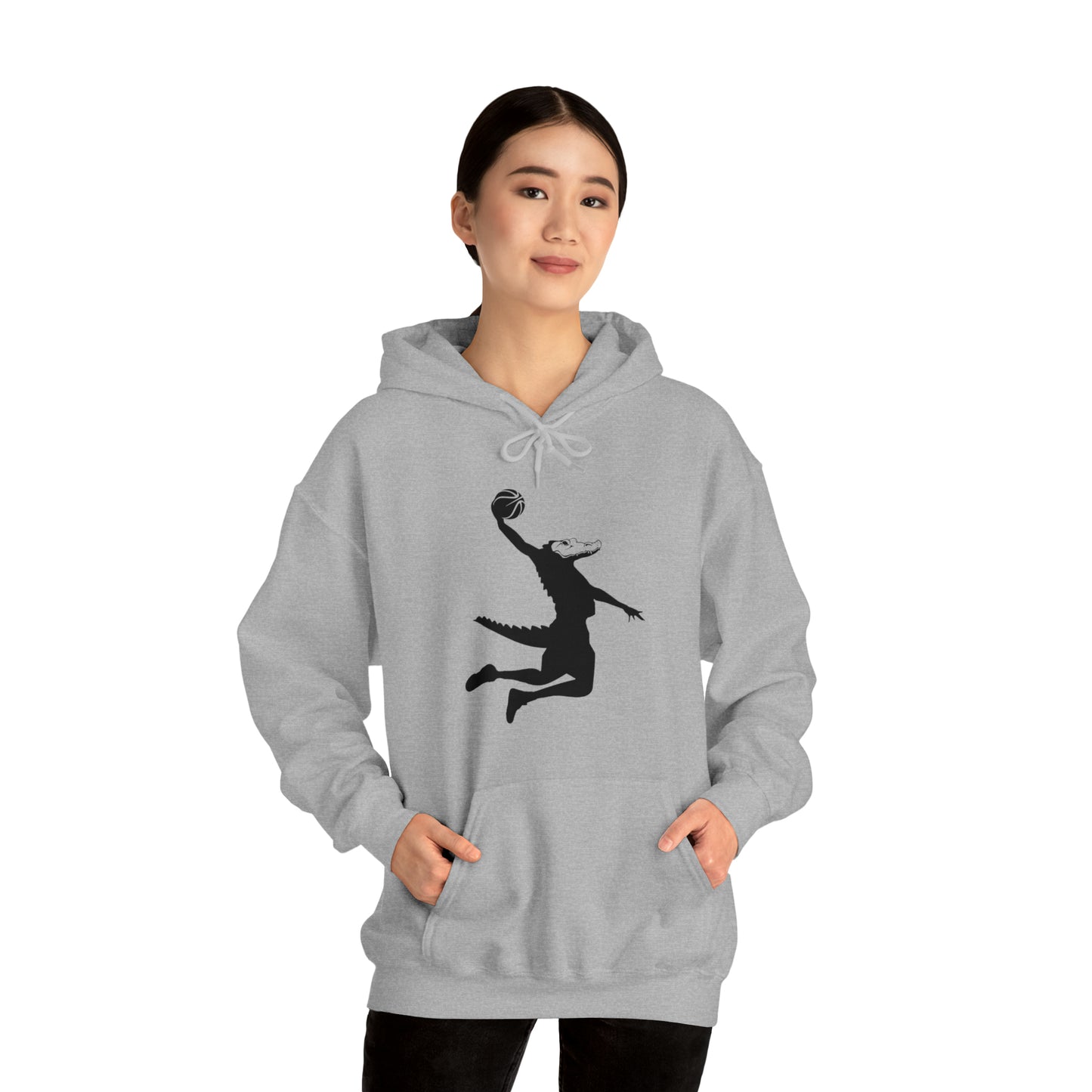 Unisex Heavy Blend™ Hooded Sweatshirt ChompMan (Black)