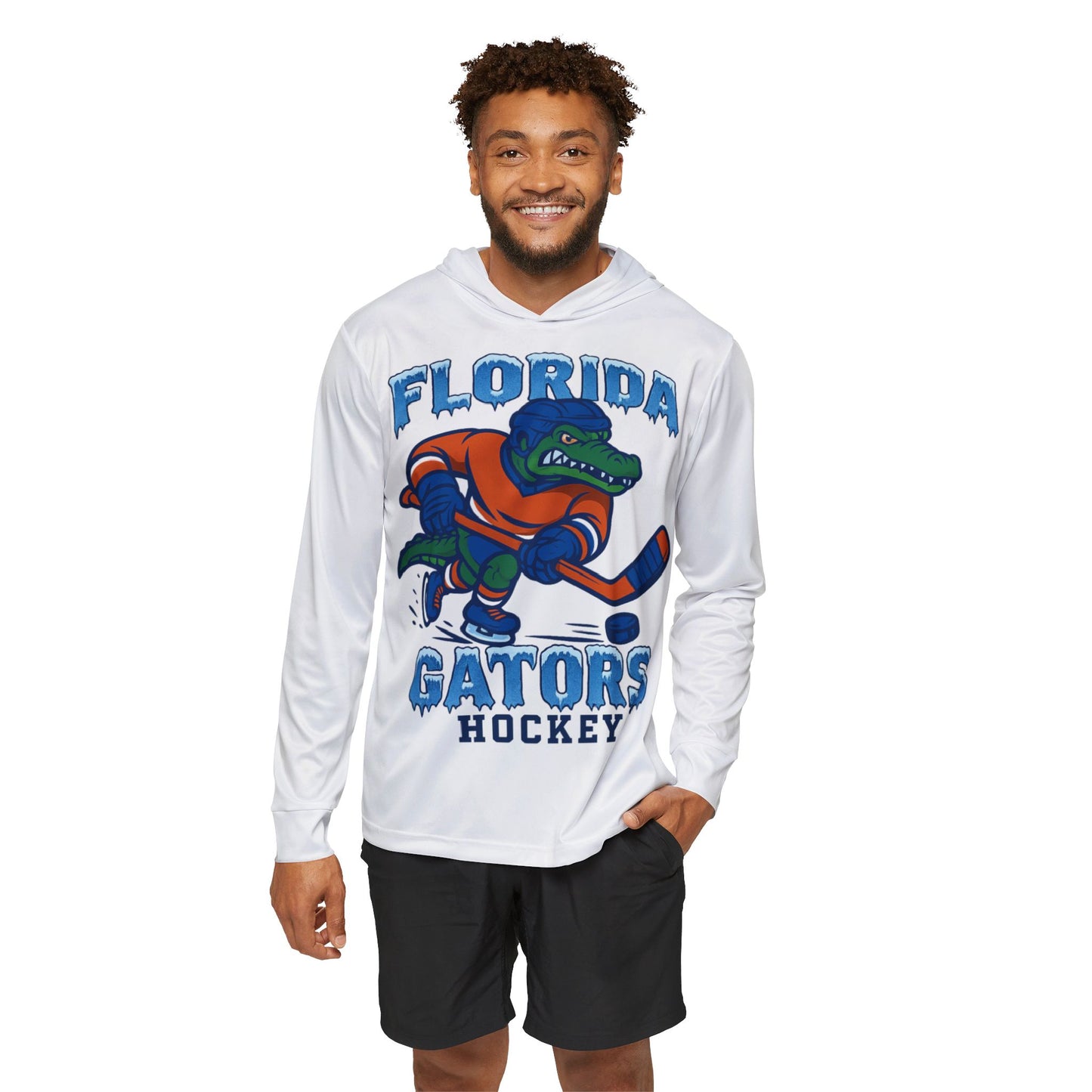 Florida Gators Hockey Men's Warmup Hoodie, Sports Apparel, Team Hoodie, Gym Gear, Athletic Wear, Gift for Fans