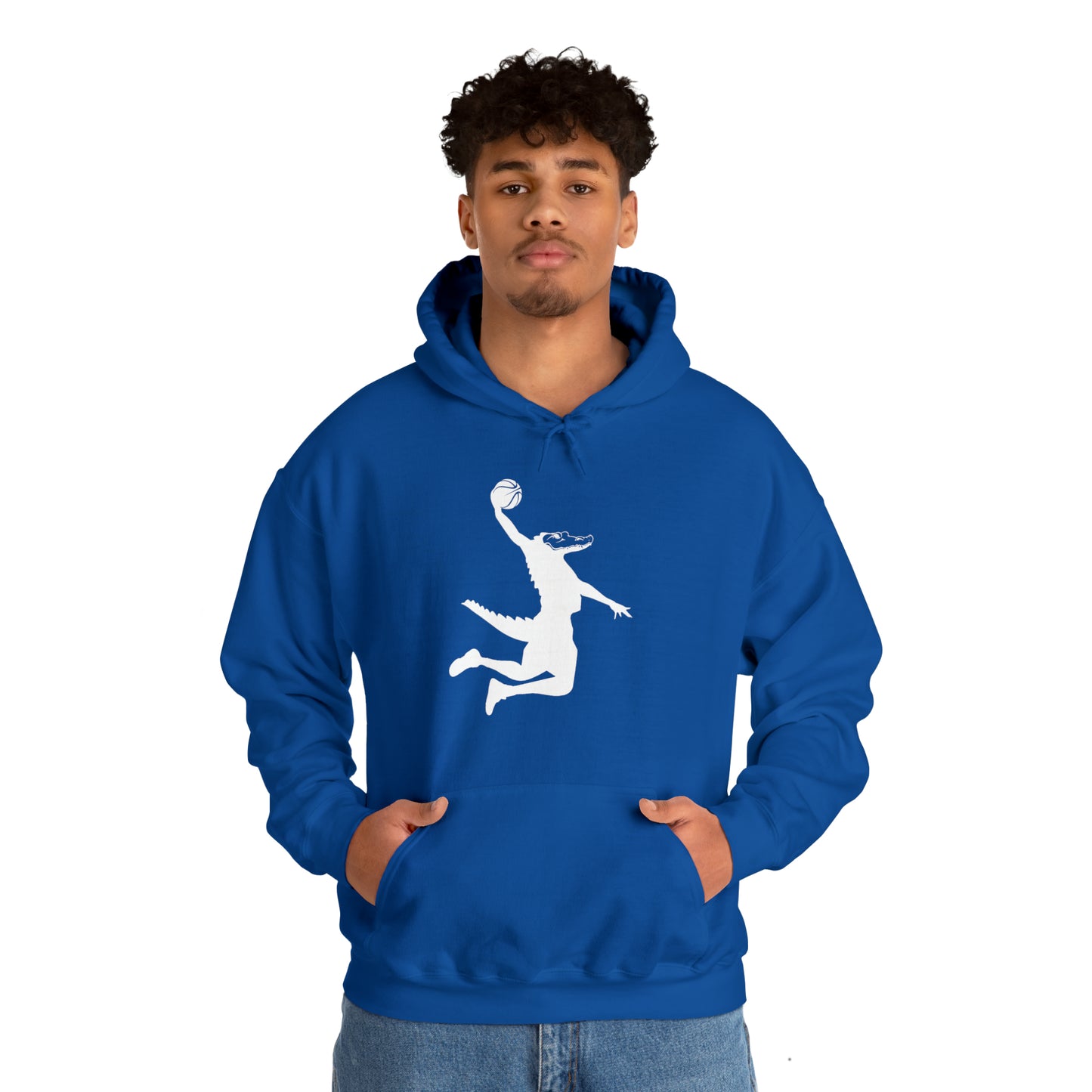 Unisex Heavy Blend™ Hooded Sweatshirt ChompMan (White)