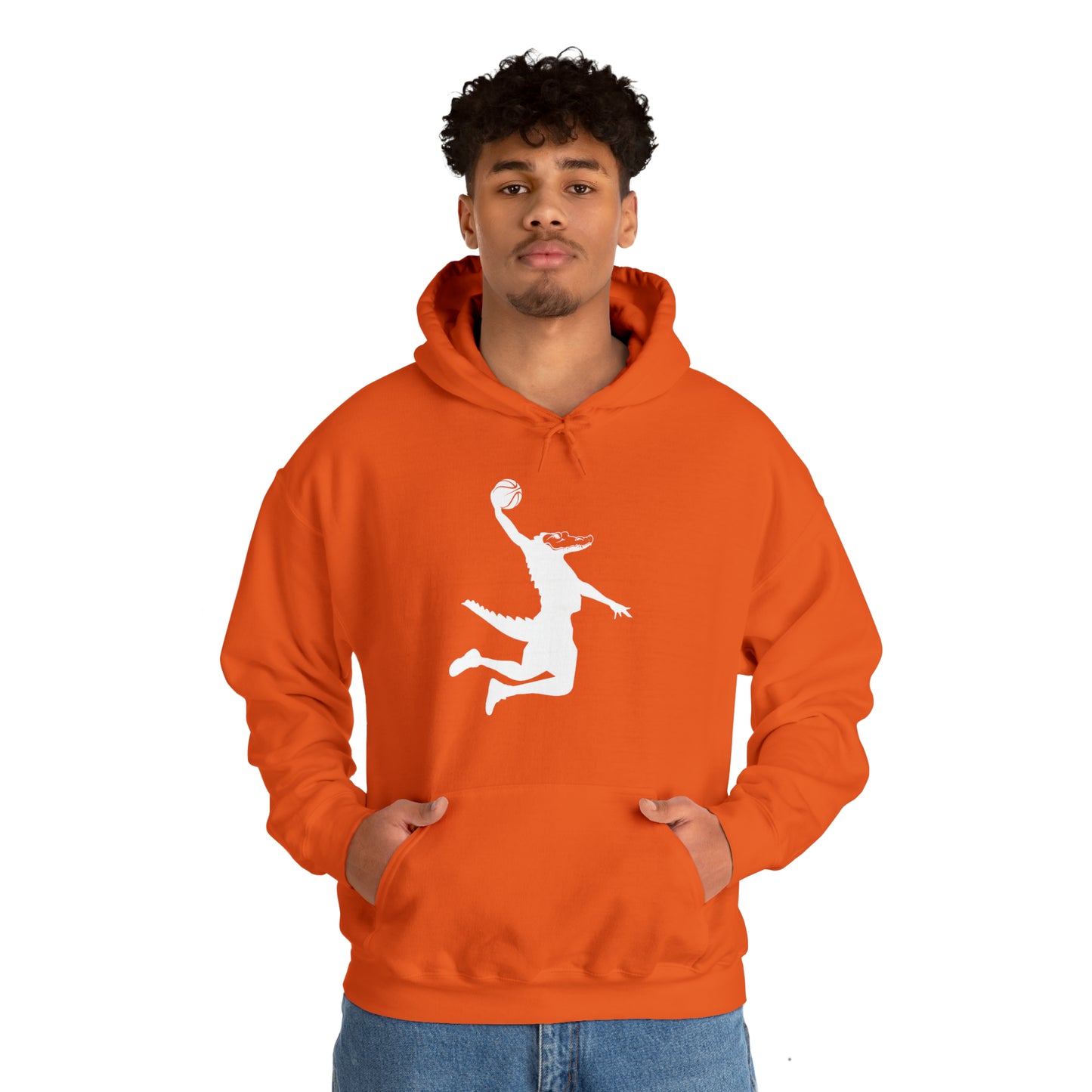 Unisex Heavy Blend™ Hooded Sweatshirt ChompMan (White)