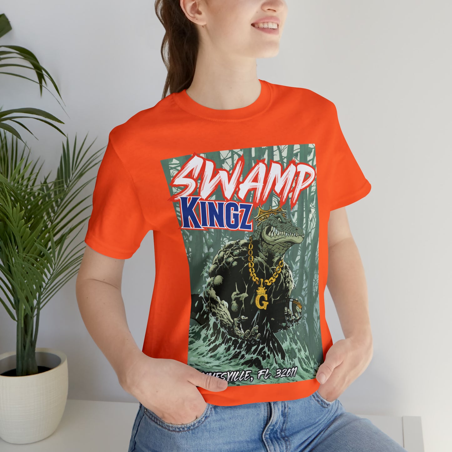 Swamp Kingz (V2) Unisex Jersey Short Sleeve Tee