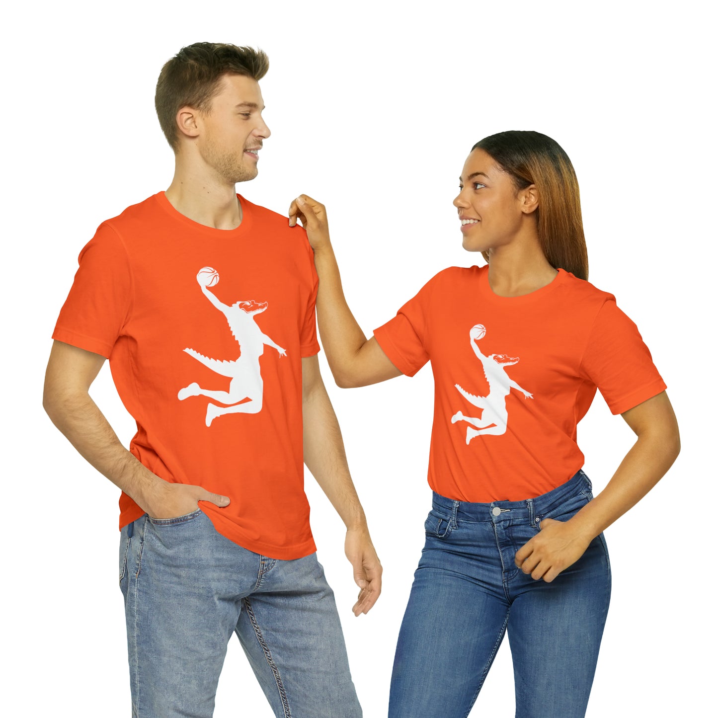 Unisex Jersey Short Sleeve Tee ChompMan (White)