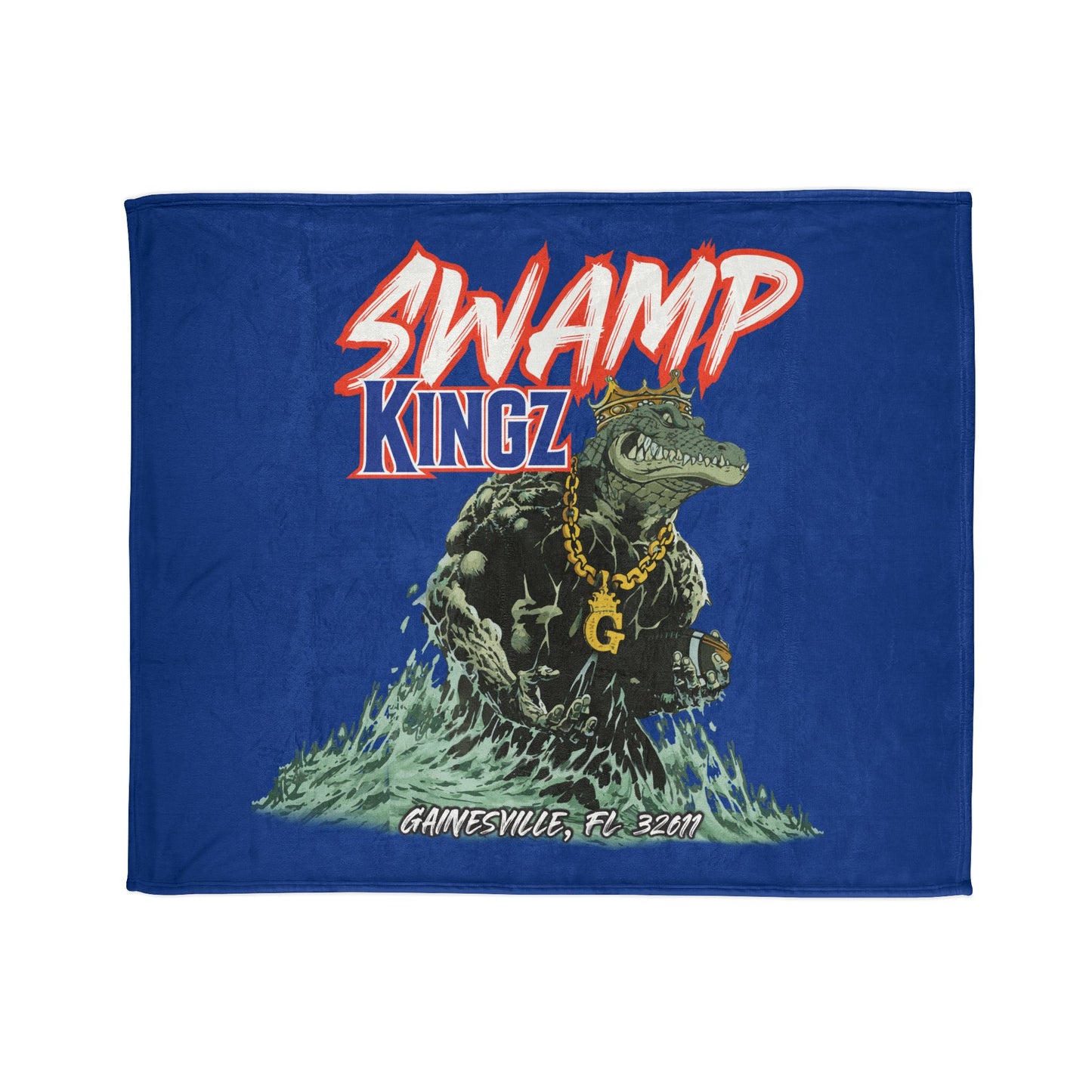 Swamp Kingz (V1) Soft Polyester Blanket